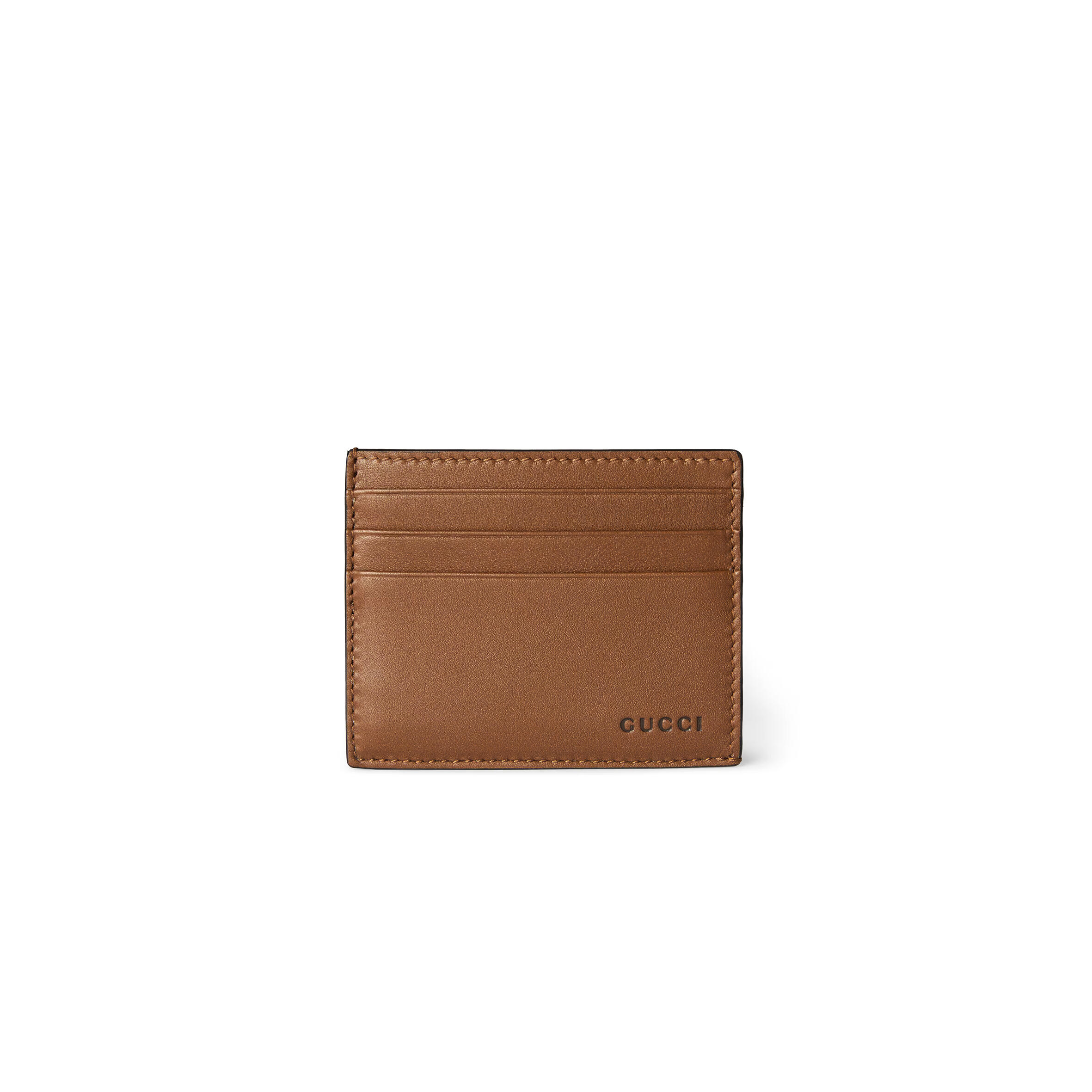 GUCCI GG EMBLEM EMBOSSED CARD CASE 818952 (10*8cm)